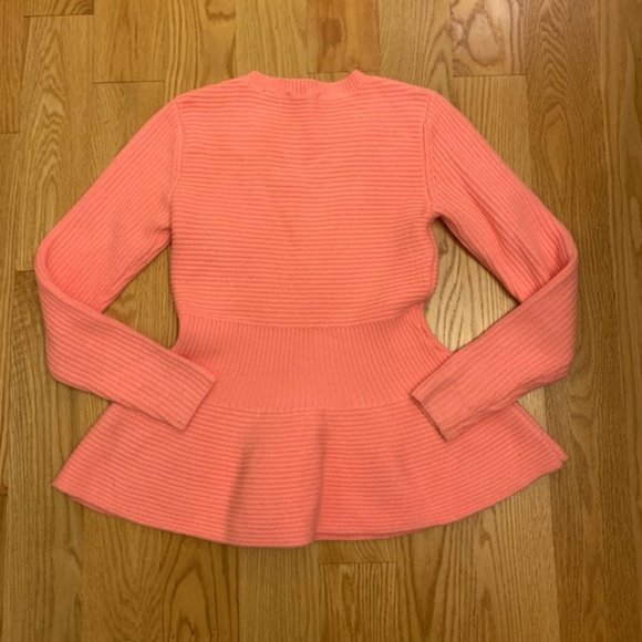 Ted Baker London Peplum Pink Sweater Size 2 - Picture 5 of 5